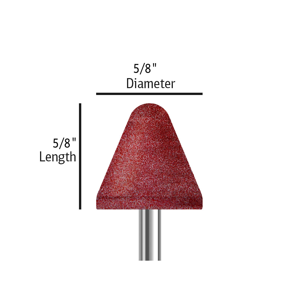 B041 Red taper size 5/8 inch length and diameter