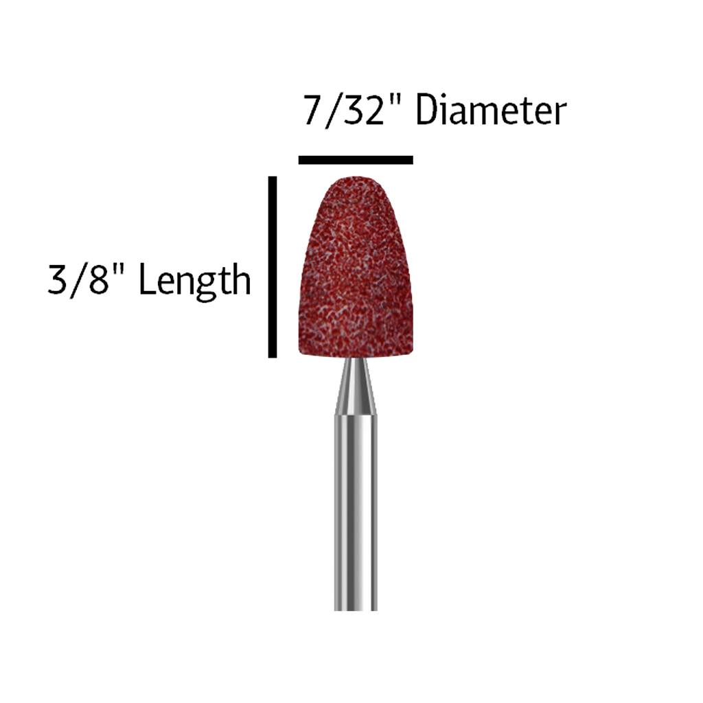 B044 Red taper size 3/8 inch length and 7/32 inch diameter