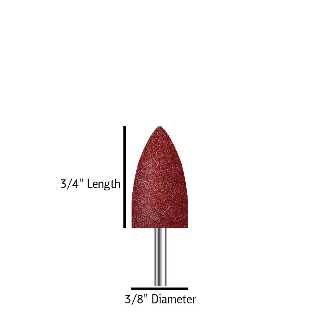 B052 Red cone size 3/4 inch length and 3/8 inch diameter