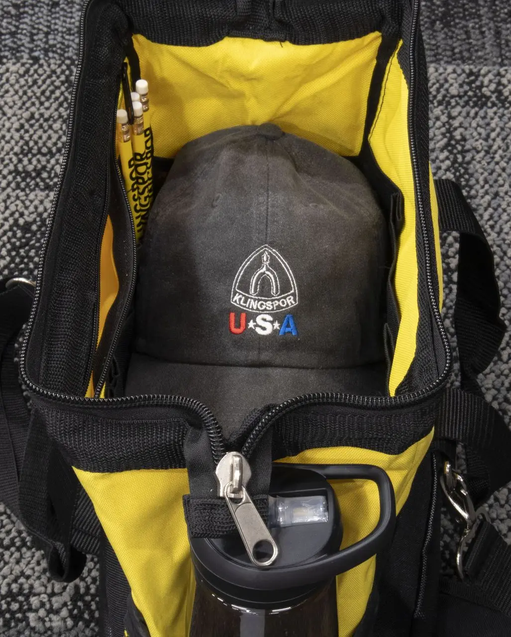 Products inside of KLINGSPOR bag