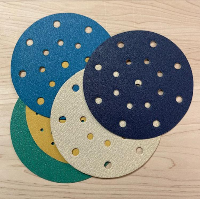 Assortment of abrasive discs