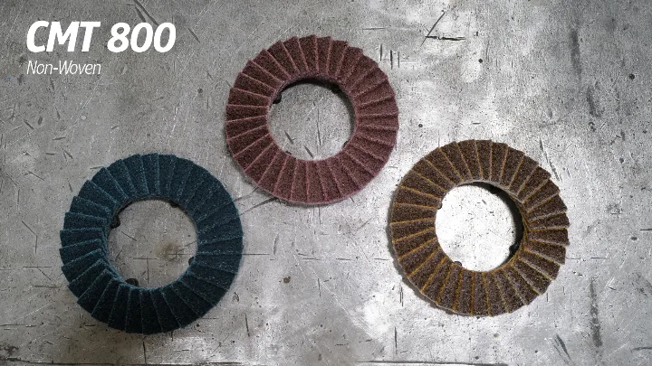 A set of CMT 800 non-woven discs