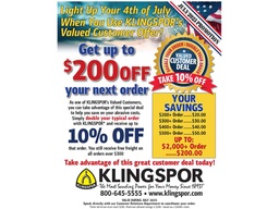 July 2025 Promotion: Valued Customer Offer - Up to $200 Off