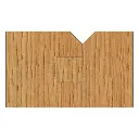 3374 Cut Shape 1 - Flat