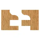 6005 Cut Shape 1 - Flat
