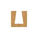 D8-687 Cut Shape 1 - Flat