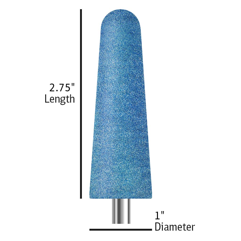 A003 Blue taper, size 2-3/4 inches length and 1 inch diameter