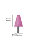 A005 Pink taper, size 1-1/8 inch length and 3/4 inch diameter