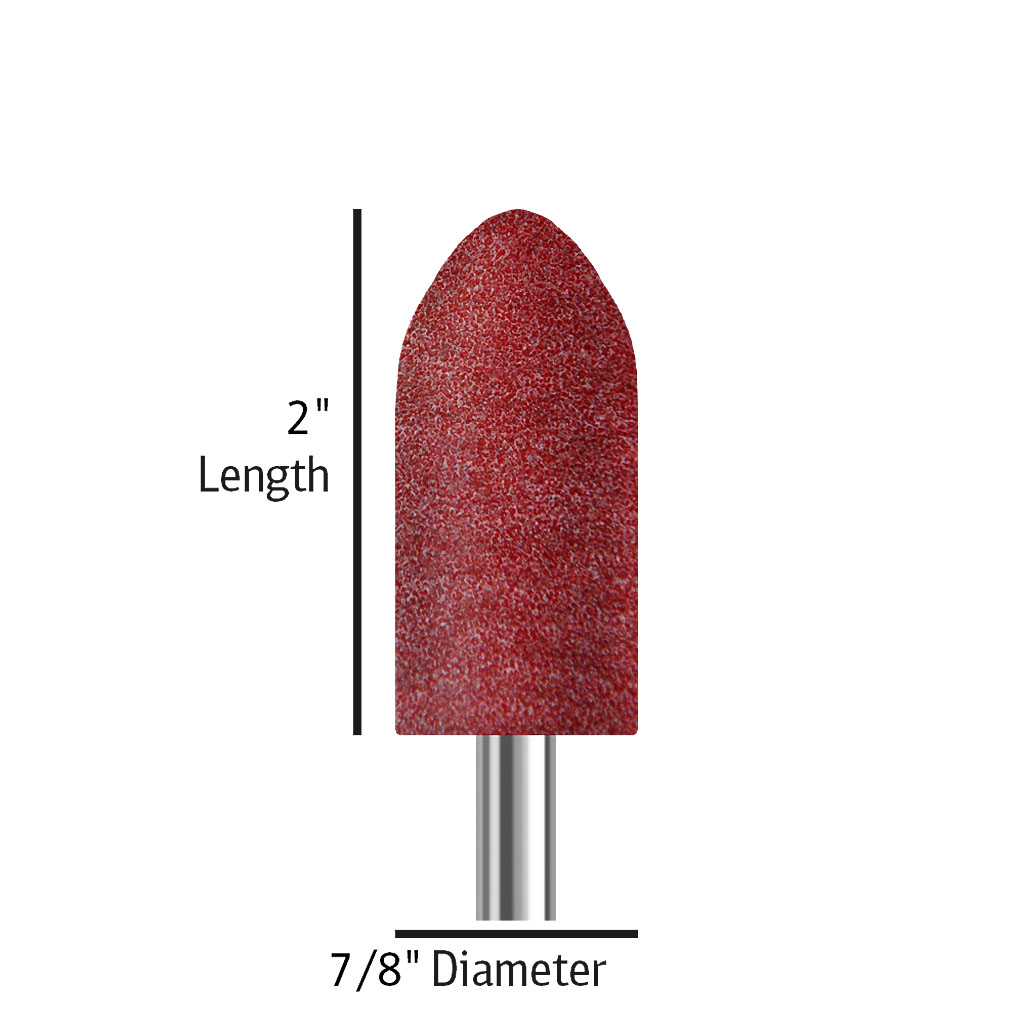 A011 Red size 2 inch length and 7/8 inch diameter