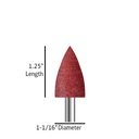 A012 Red cone, size 1-1/4 inch length and 1-1/16 inch diameter