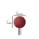 A025 Red ball size 1 inch diameter