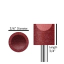 A039 Red cylinder size 3/4 inch length and diameter