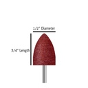 B042 Red cone size 3/4 inch length and 1/2 inch diameter