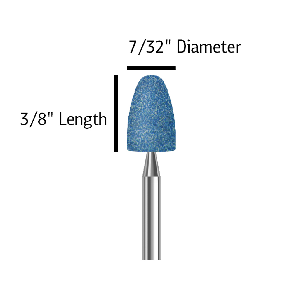 B044 Blue taper size 3/8 inch length and 7/32 inch diameter