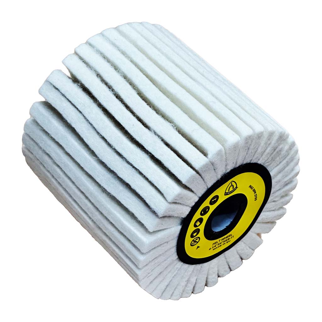 Felt Brush Wheel Side Front