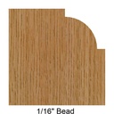 2040B - 1/16 Inch Bead (Flat)