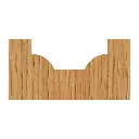 2051 Cut Shape 1 - Flat