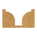 2060 Cut Shape 1 - Flat